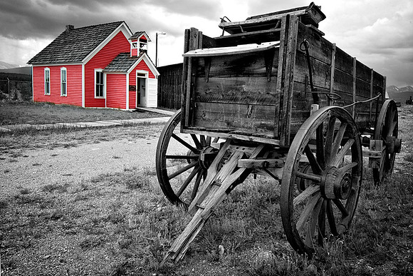 Schoolhouse & Wagon, #2