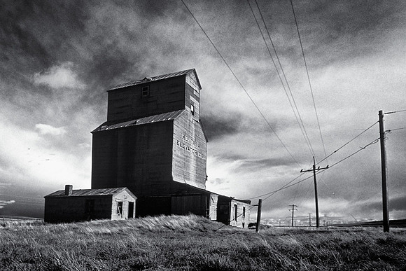 Grain Elevator at Hilger, MT