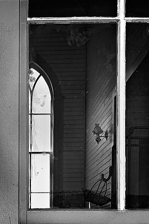 Through a Church Window - Fox, OR