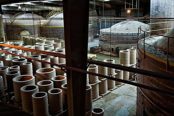 2'nd Story View of the Kiln Room