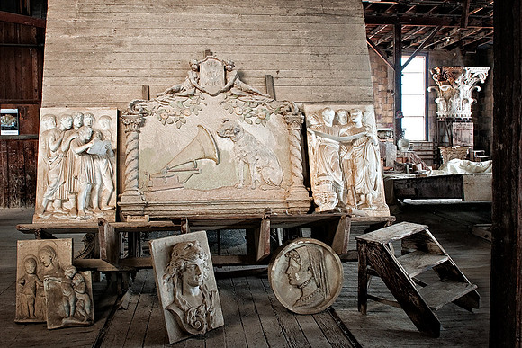 Easel & View of the Modeling Room